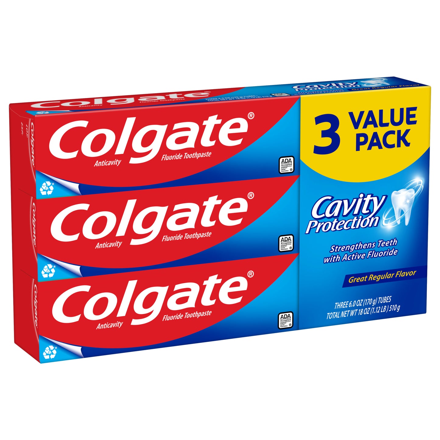 Colgate Cavity Protection Toothpaste - Pack of 3