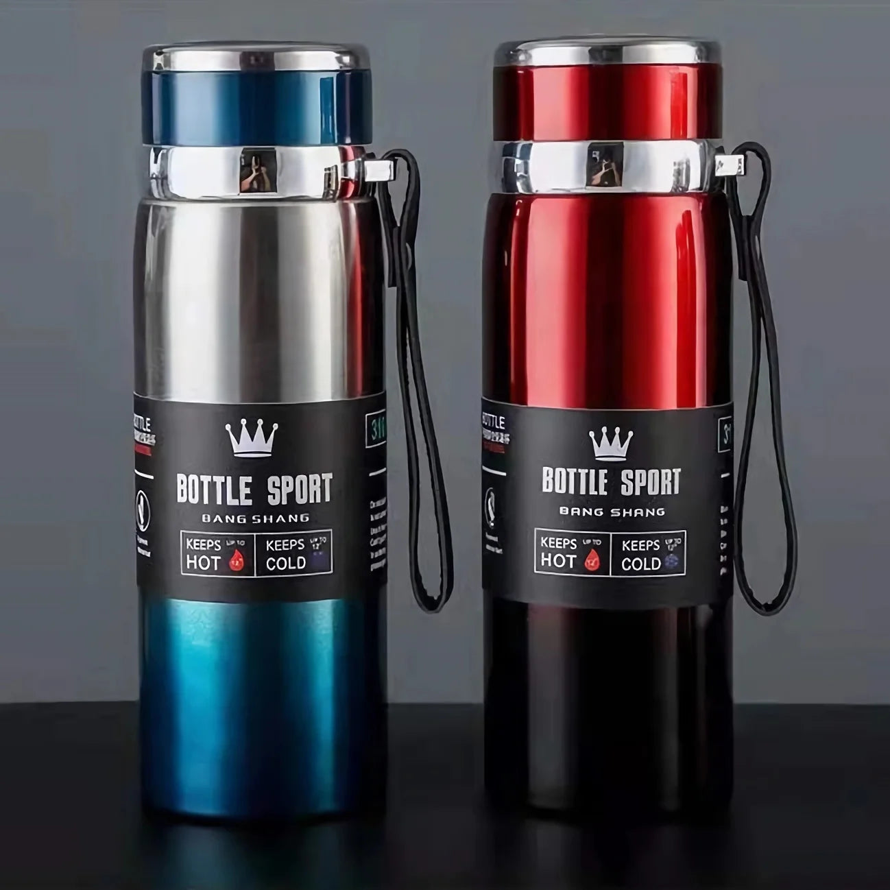 1L Stainless Steel Thermal Water Bottle