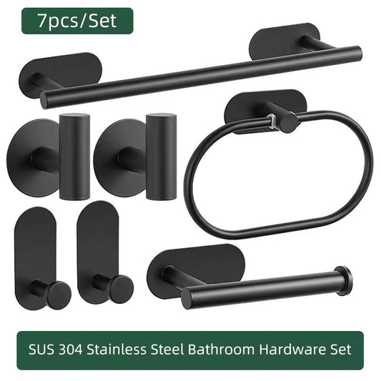 American Style Nickel Bathroom Hardware Set