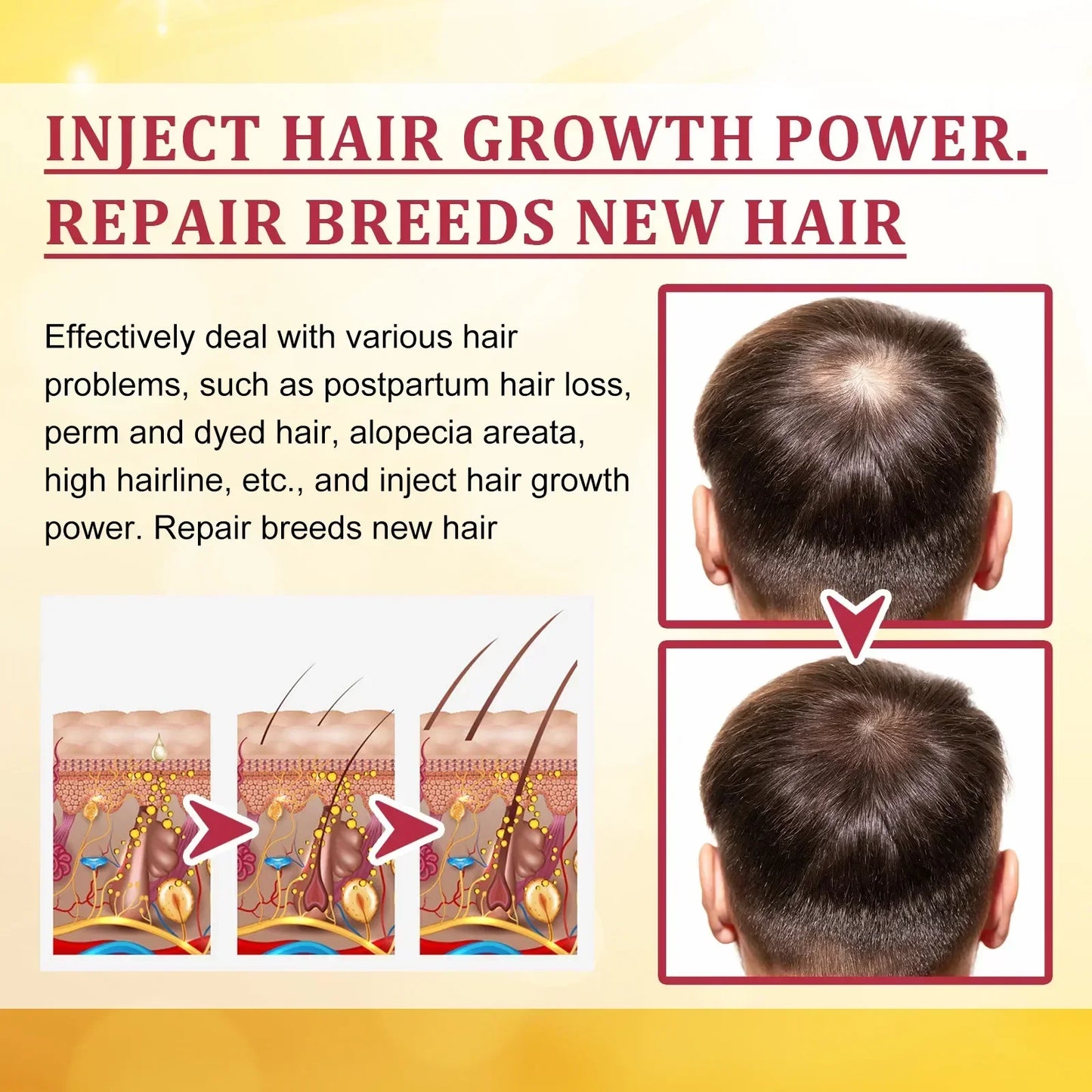 Biotin Hair Growth Serum for Men and Women