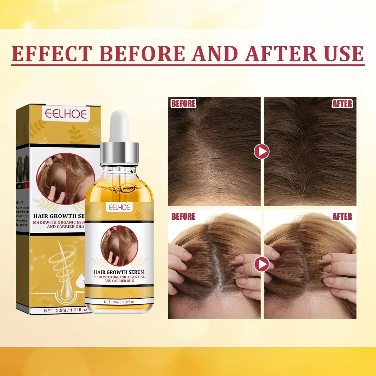 Biotin Hair Growth Serum for Men and Women