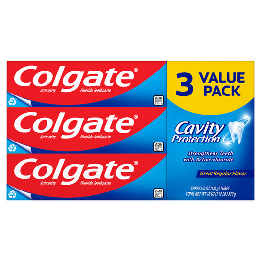 Colgate Cavity Protection Toothpaste - Pack of 3