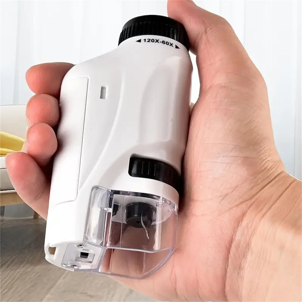 Handheld Microscope 60-120x with LED Light