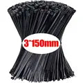 1000/100 Pieces Nylon Self-locking Cable Ties