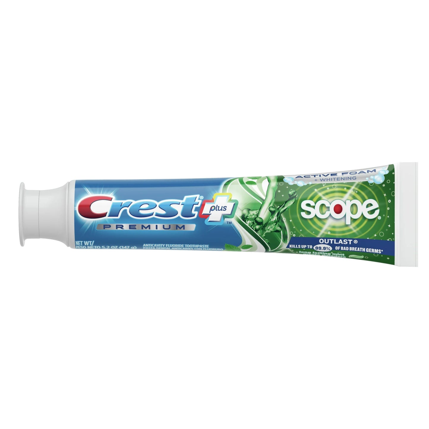 Crest Premium Plus Scope Outlast Toothpaste - Pack of 3